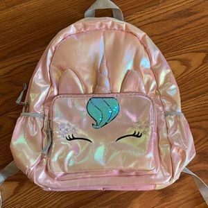 Cat and Jack shimmer unicorn backpack